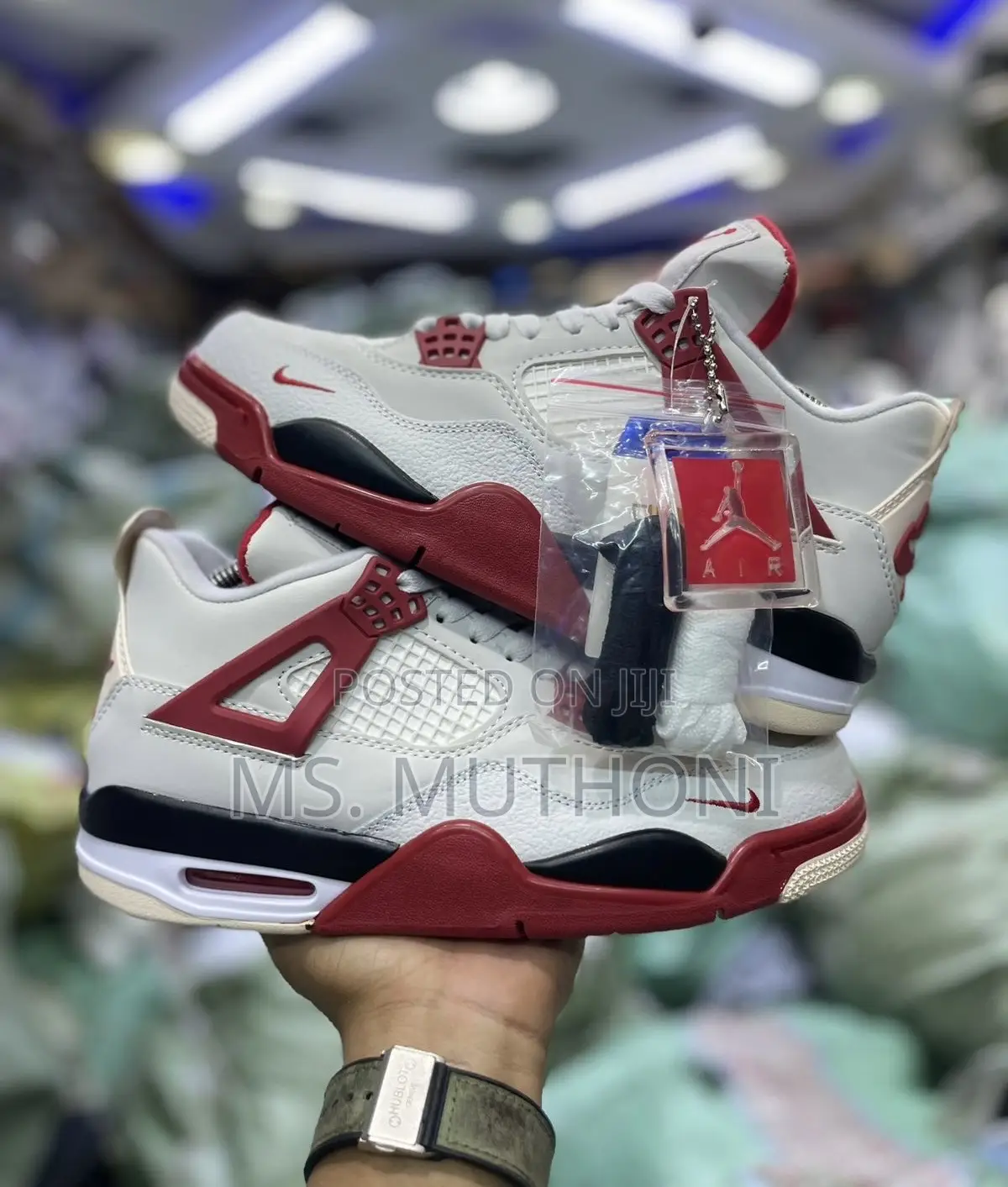 Fire Red Nigel Sylvester X Air Jordan 4 “Brick by Brick “