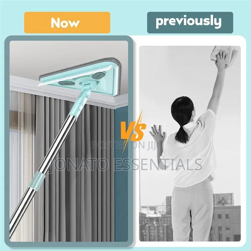 360° Rotating Triangle Mop for Wall, Ceiling Window Cleaning