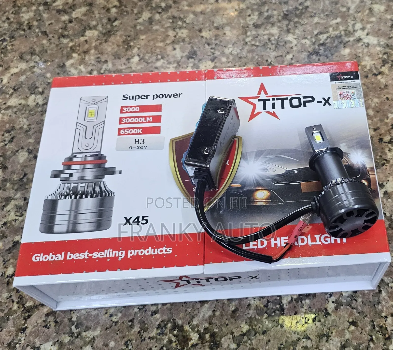 Ti Top Led Bulb X45 H3/H4/H11/9006/9005/H1