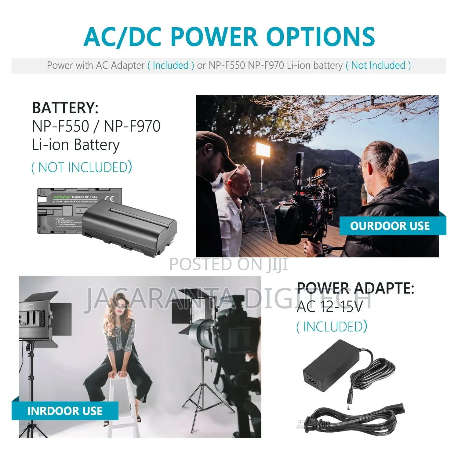 Neewer Nl660 Bi-color Led Video Light (With Stand)
