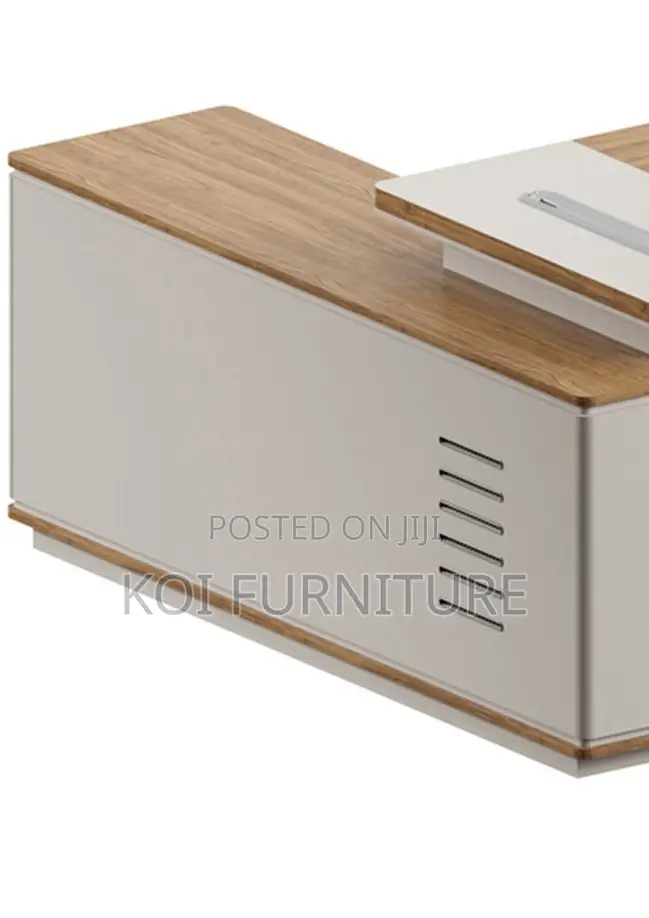 Office Desk; 1.8 Meters Royal Teak Executive Office Desk