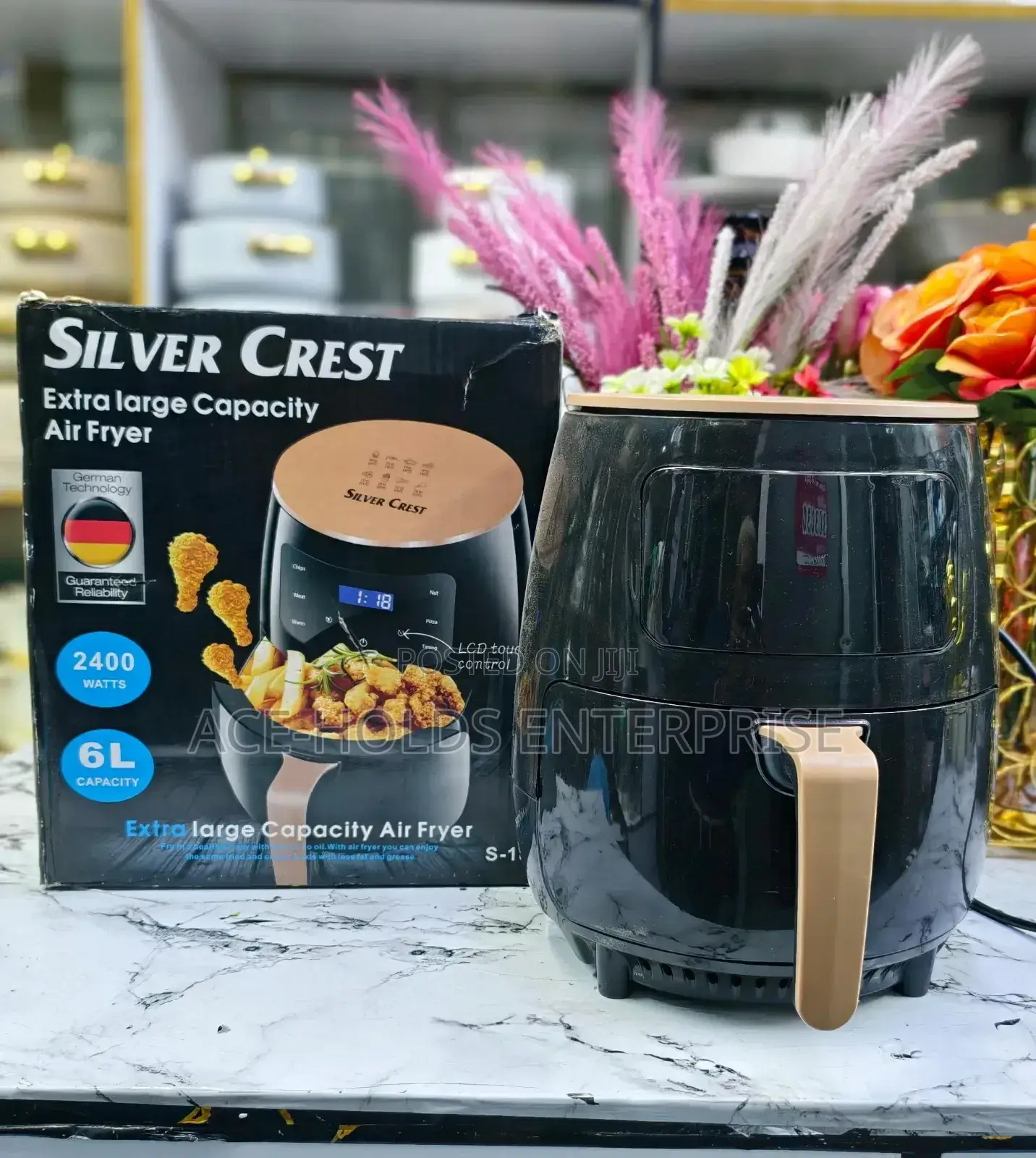 2400watts Silvercrest 6 Litres Capacity Air Fryer - LCD Touch Control