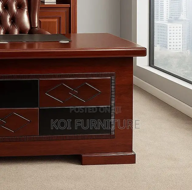 Office Desk; 1.2 Meters Executive Kemlsh Mahogany Desk