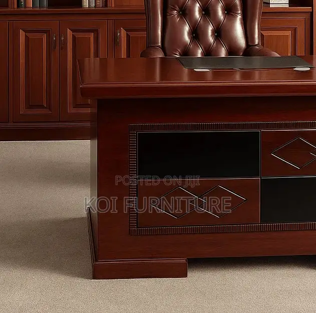 Office Desk; 1.2 Meters Executive Kemlsh Mahogany Desk
