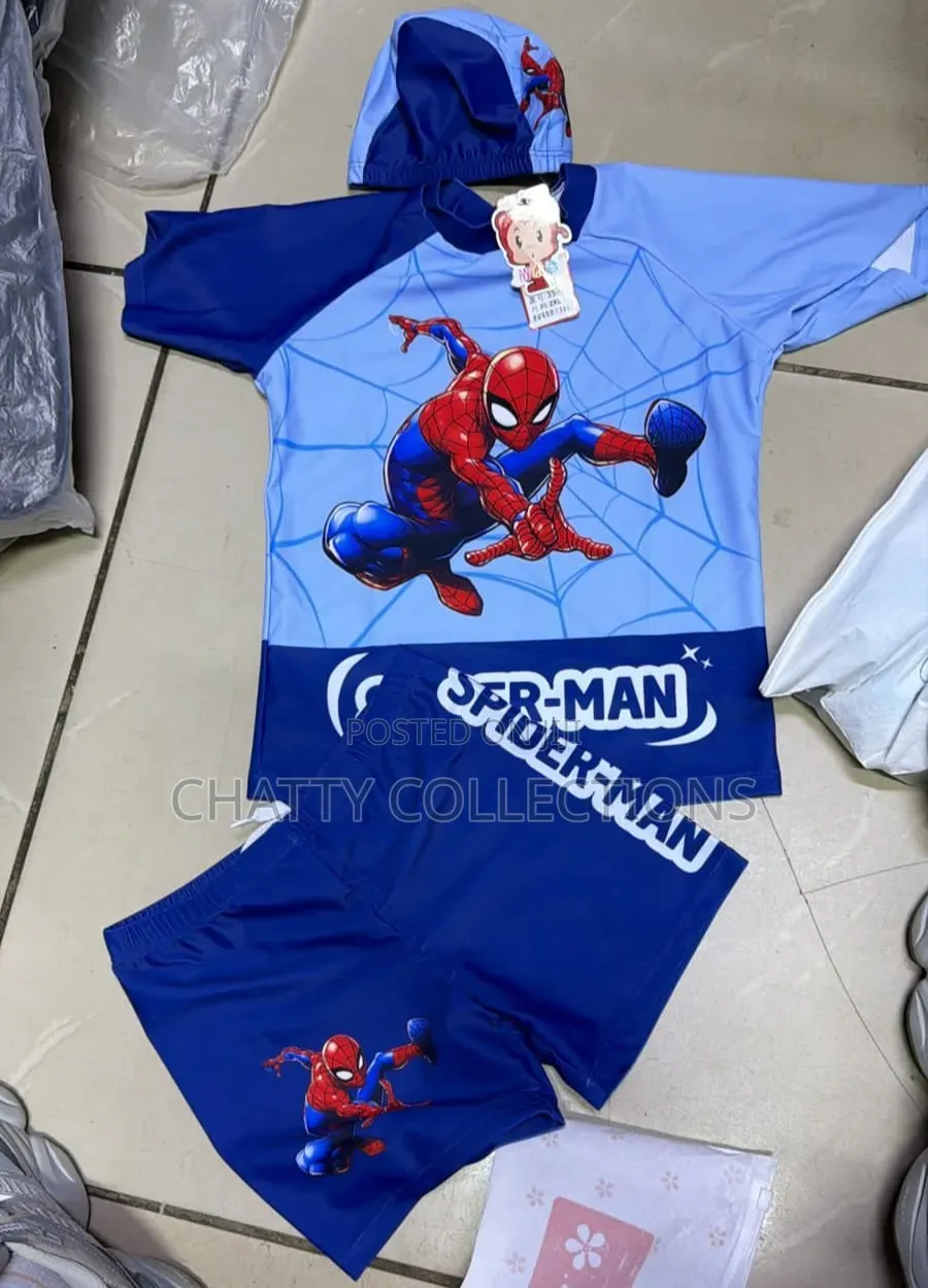 3 in 1 Cartoon Themed Swimming Costumes