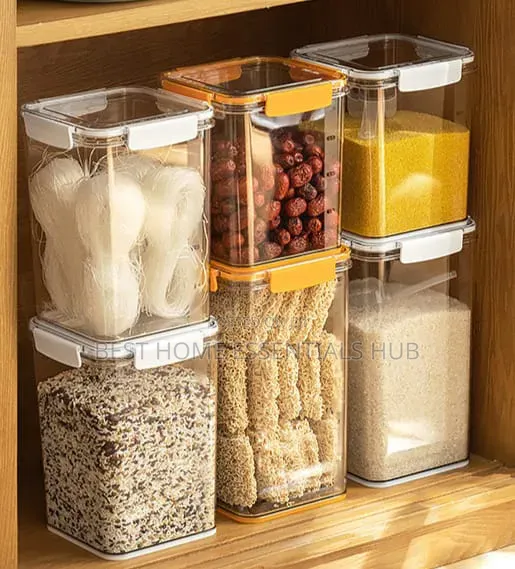 *Large Capacity Airtight Food Storage Containers*5.3l 6.5l
