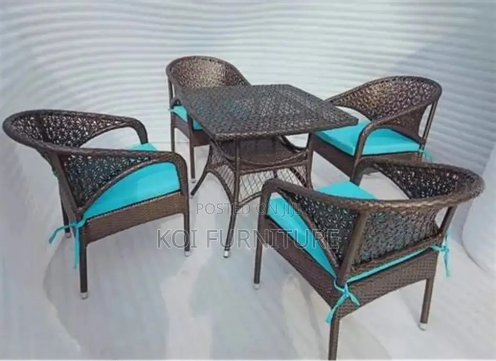 Dining Set; Tygy 3 Piece Patio Garden Outdoor Rattan Set
