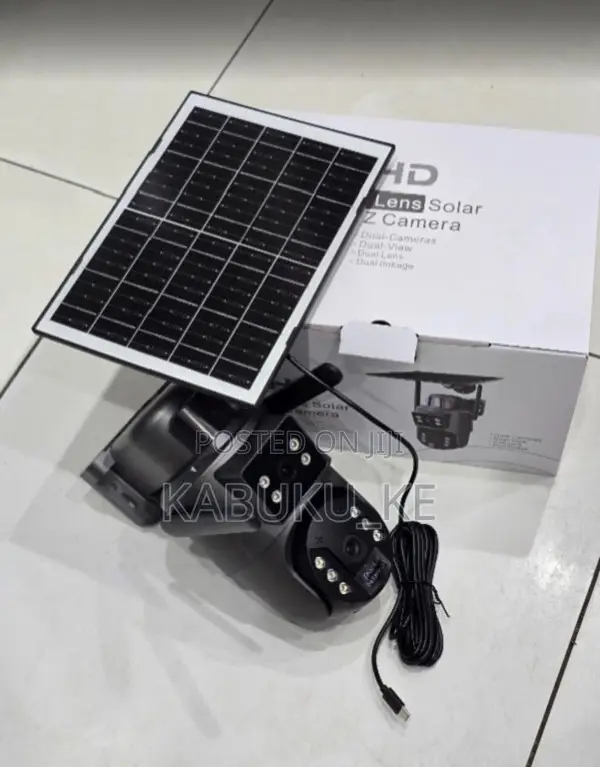 Wifi Dual Lens Solar PTZ CCTV Security Camera