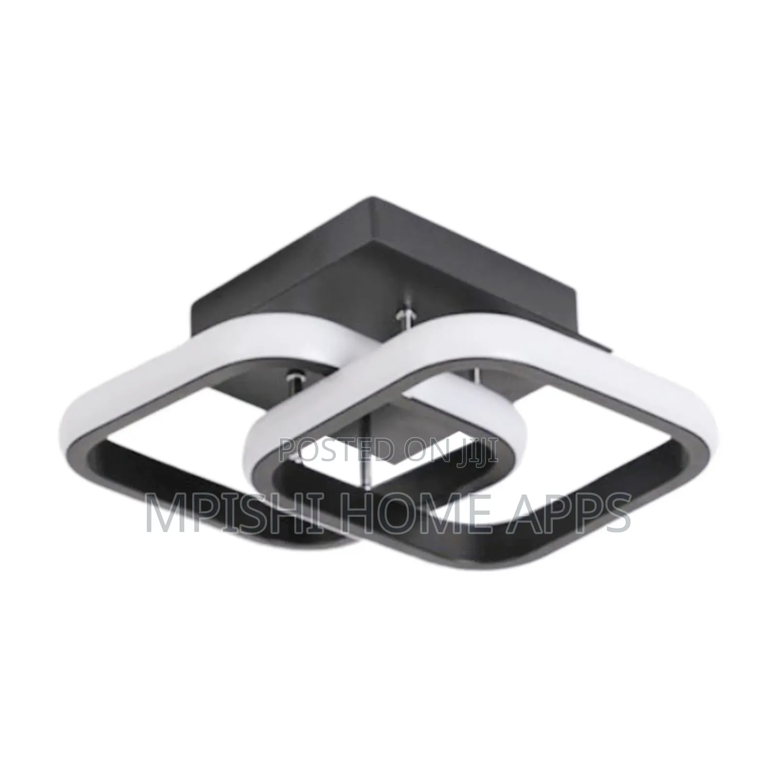 Square Led Ceiling Light Black