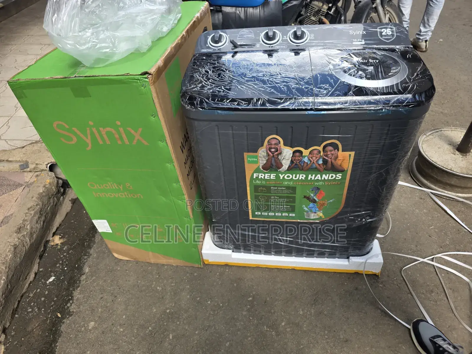 Syinix Washing Machine 10kgs