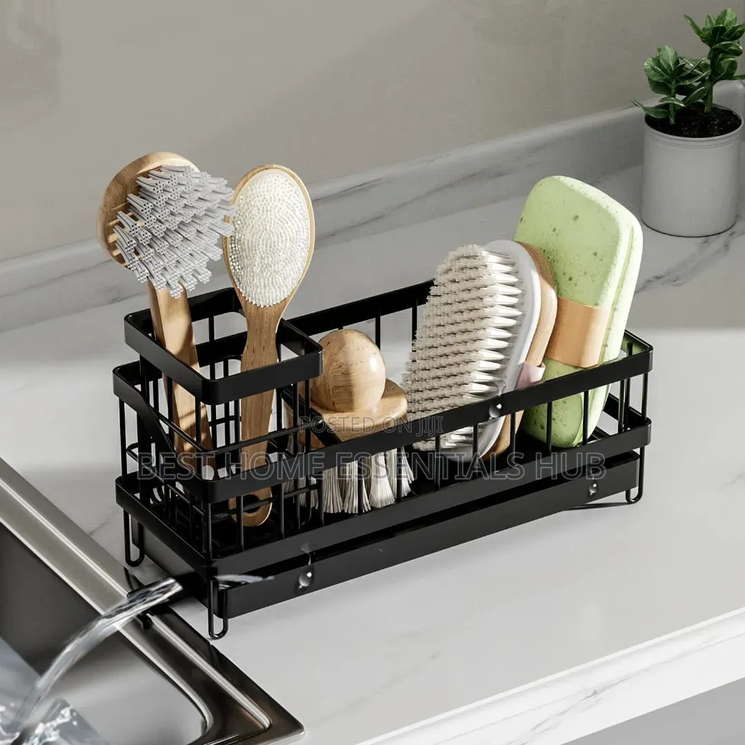 Sink Caddy With Water Draining Tray/Multifunctional Sink Sponge