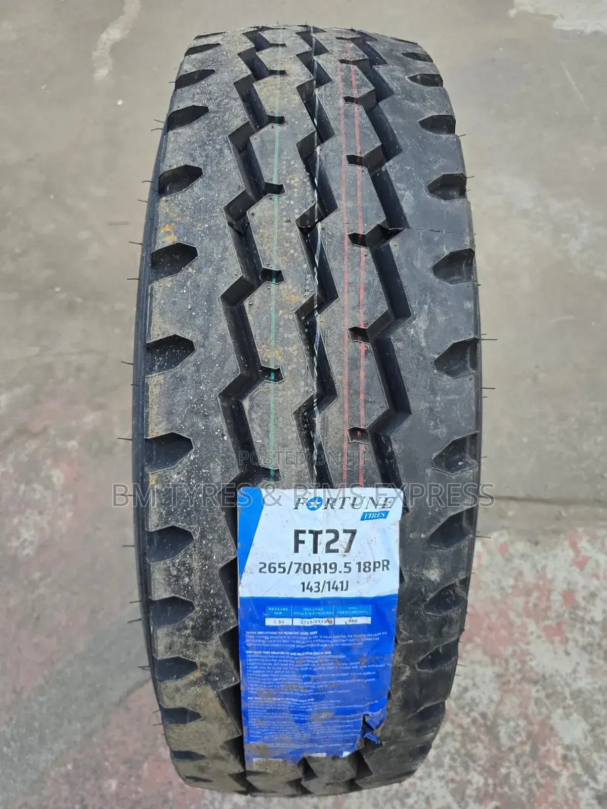 265 /70 R19. 5 Fortune Tyres (Allposition)