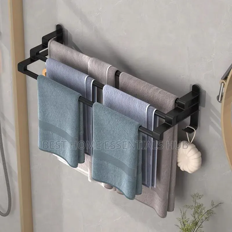 *Three Layer Towel Rack*
60cm- Black White