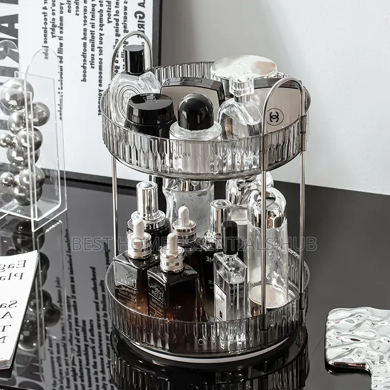 *360 Degree 2 Tier Rotating Makeup/Cosmetic Organizer.