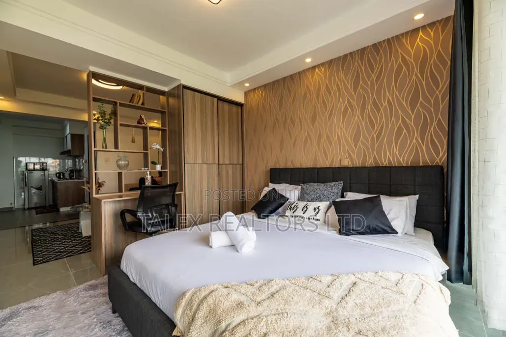 Luxury Furnished Studio at Valley Heights, Kilimani – Stay Short/Long