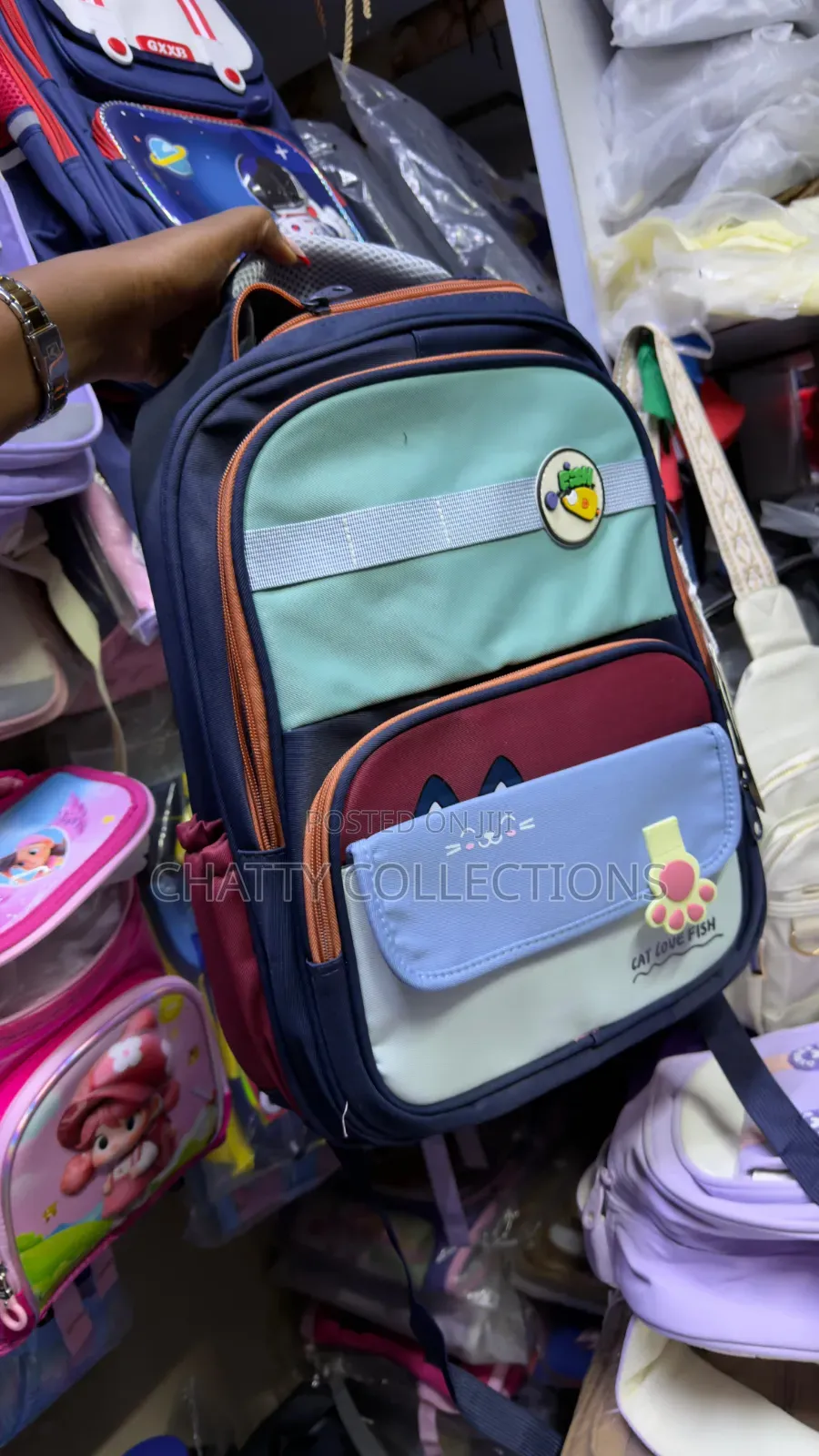 Heavy Capacity Unisex School Bags Grade 1 to 4