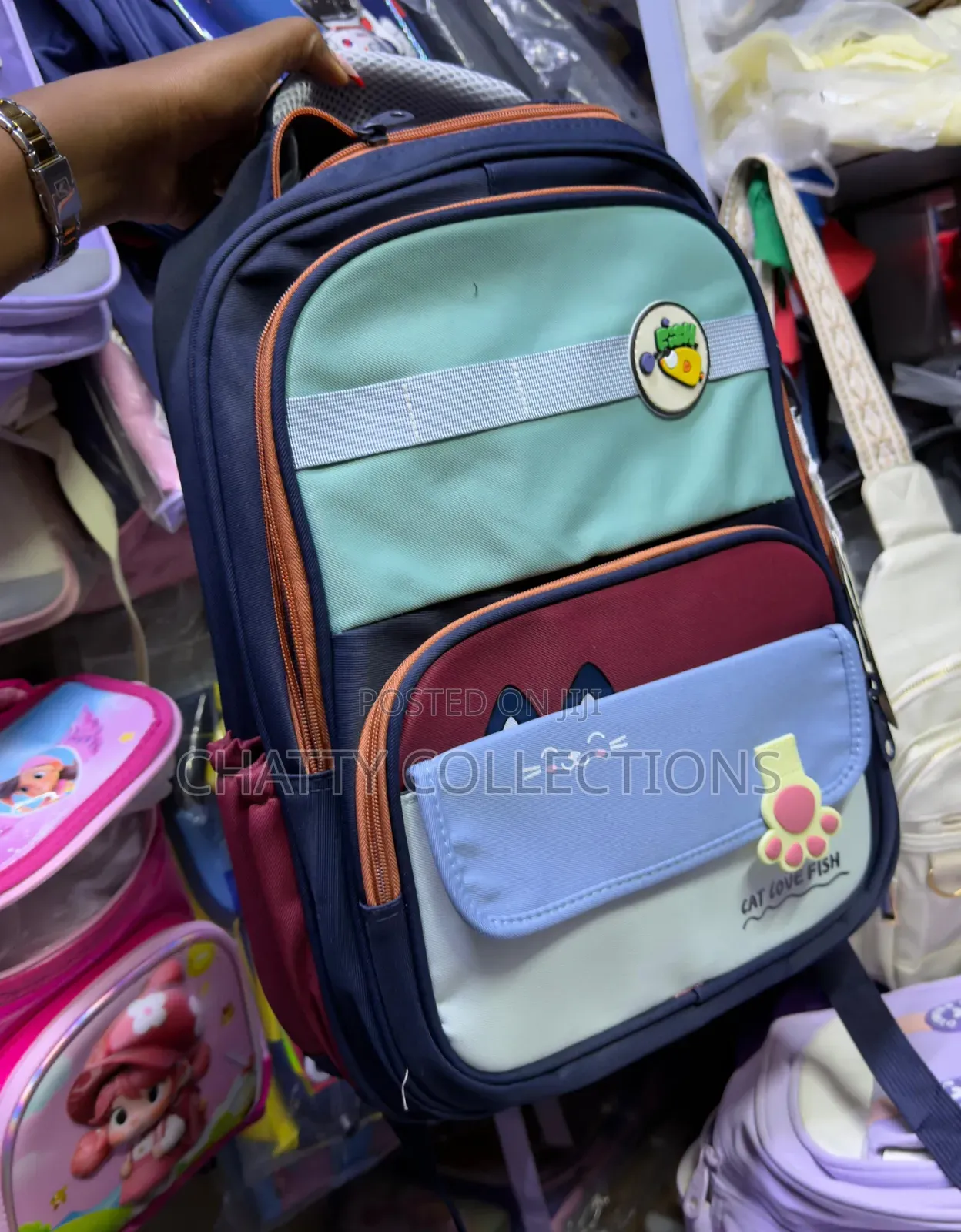 Heavy Capacity Unisex School Bags Grade 1 to 4