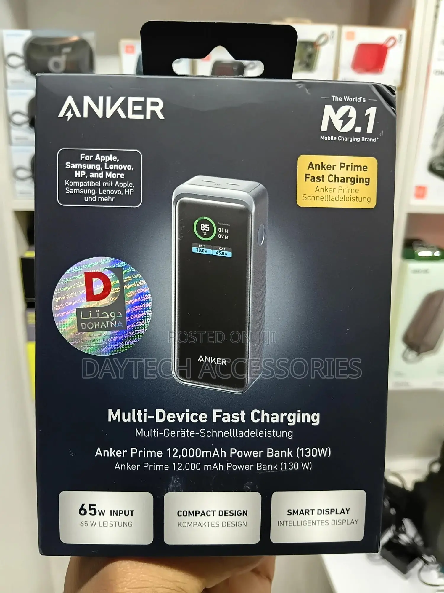 Anker Prime 12,000mah Power Bank (130w)