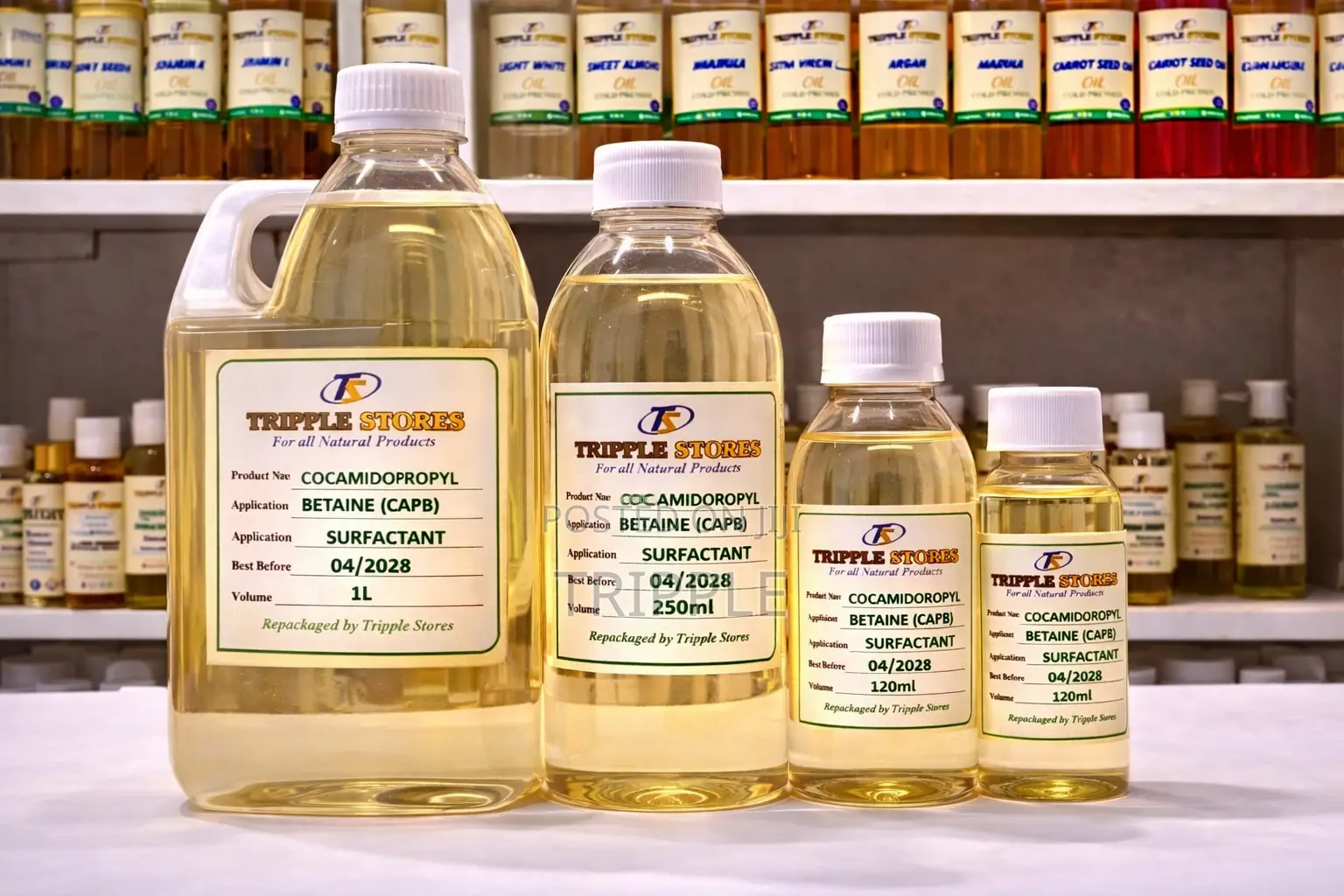 Cocamidopropyl Betaine (Capb)-100% Pure Natural Sulfactant