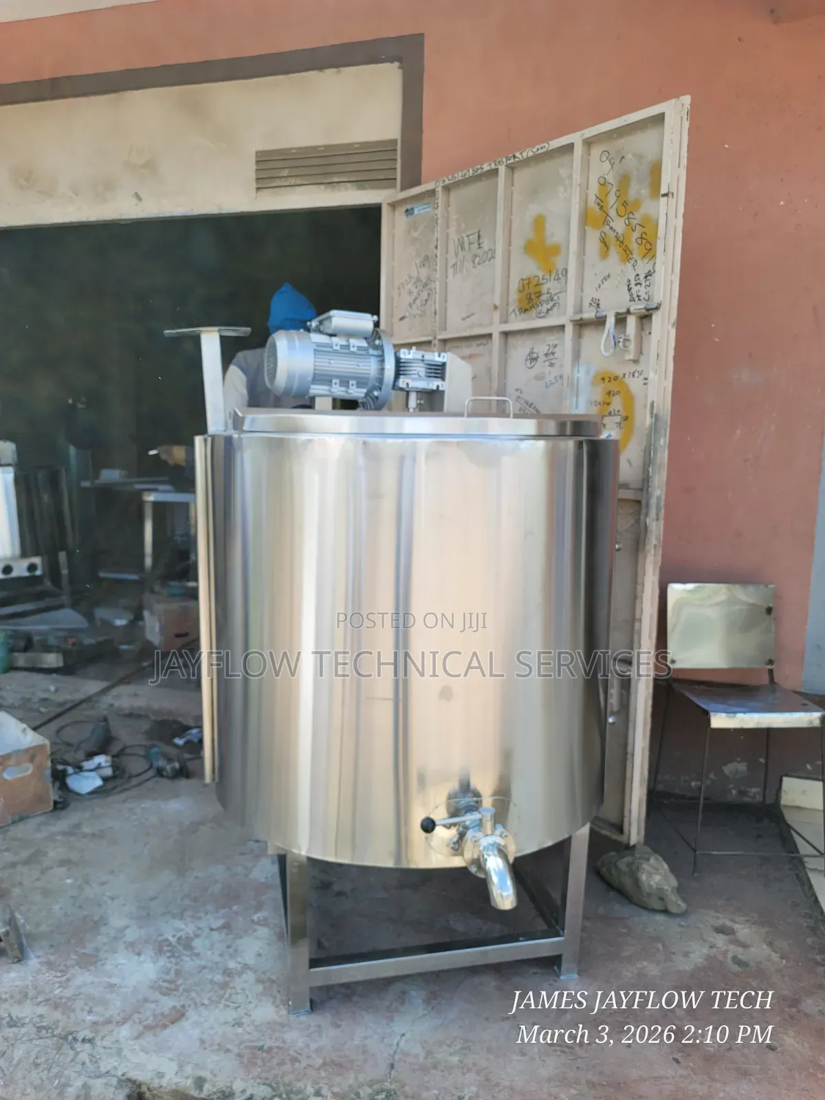 Commercial /Industrial Pasteurizer Machine 500 LTRS