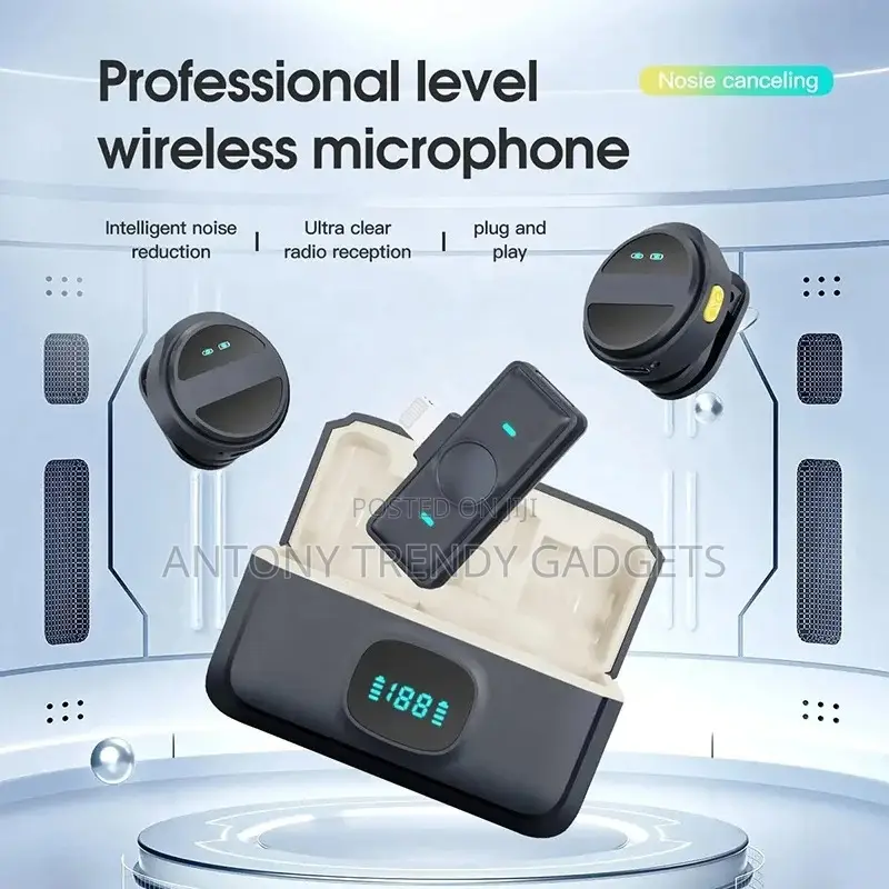 Sx21 Portable Wireless Microphone Anc 20m Recording