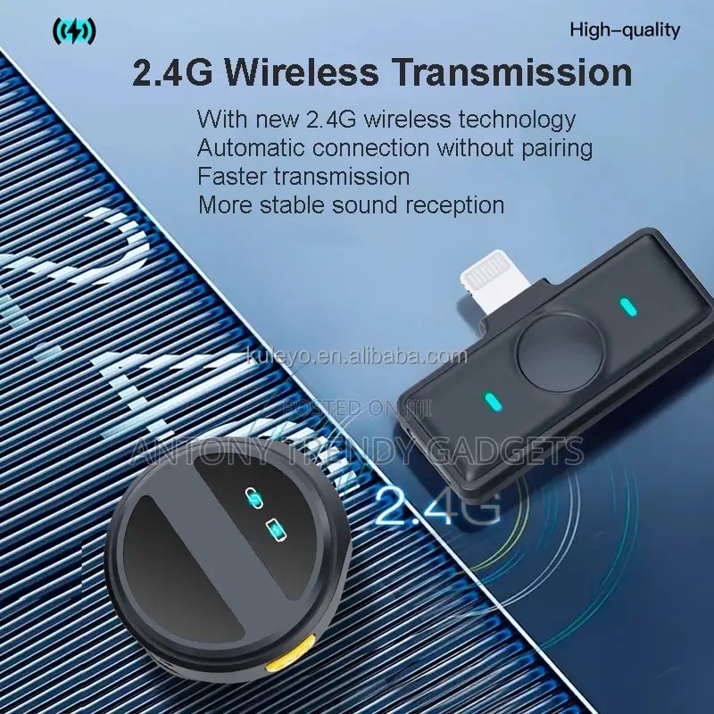 Sx21 Wireless Lavalier Mic 20m Range Anc Vlogging Kit