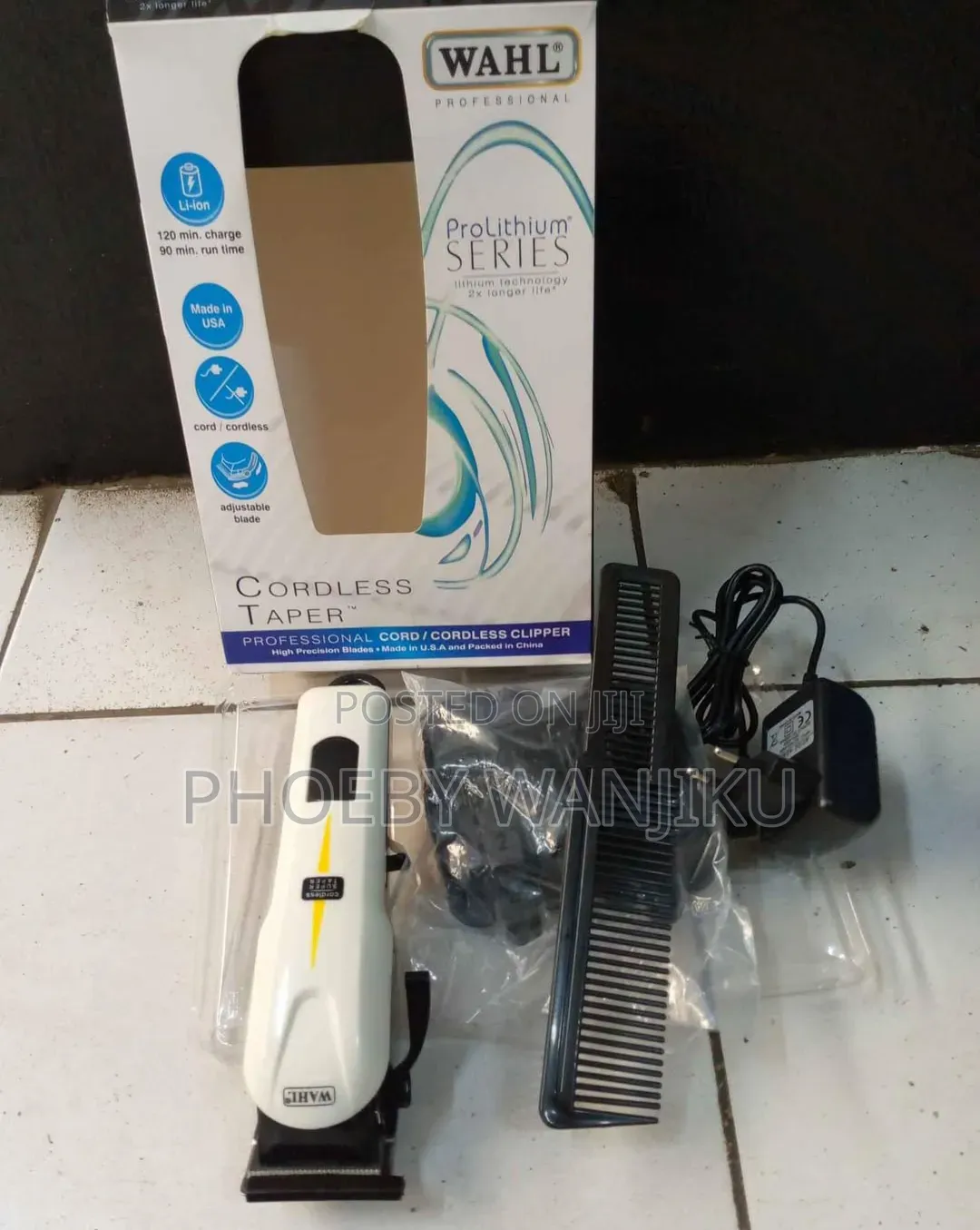 Wahl Rechargeable Pro-Lithium Shaving Machine/Cordless Shaving Machine