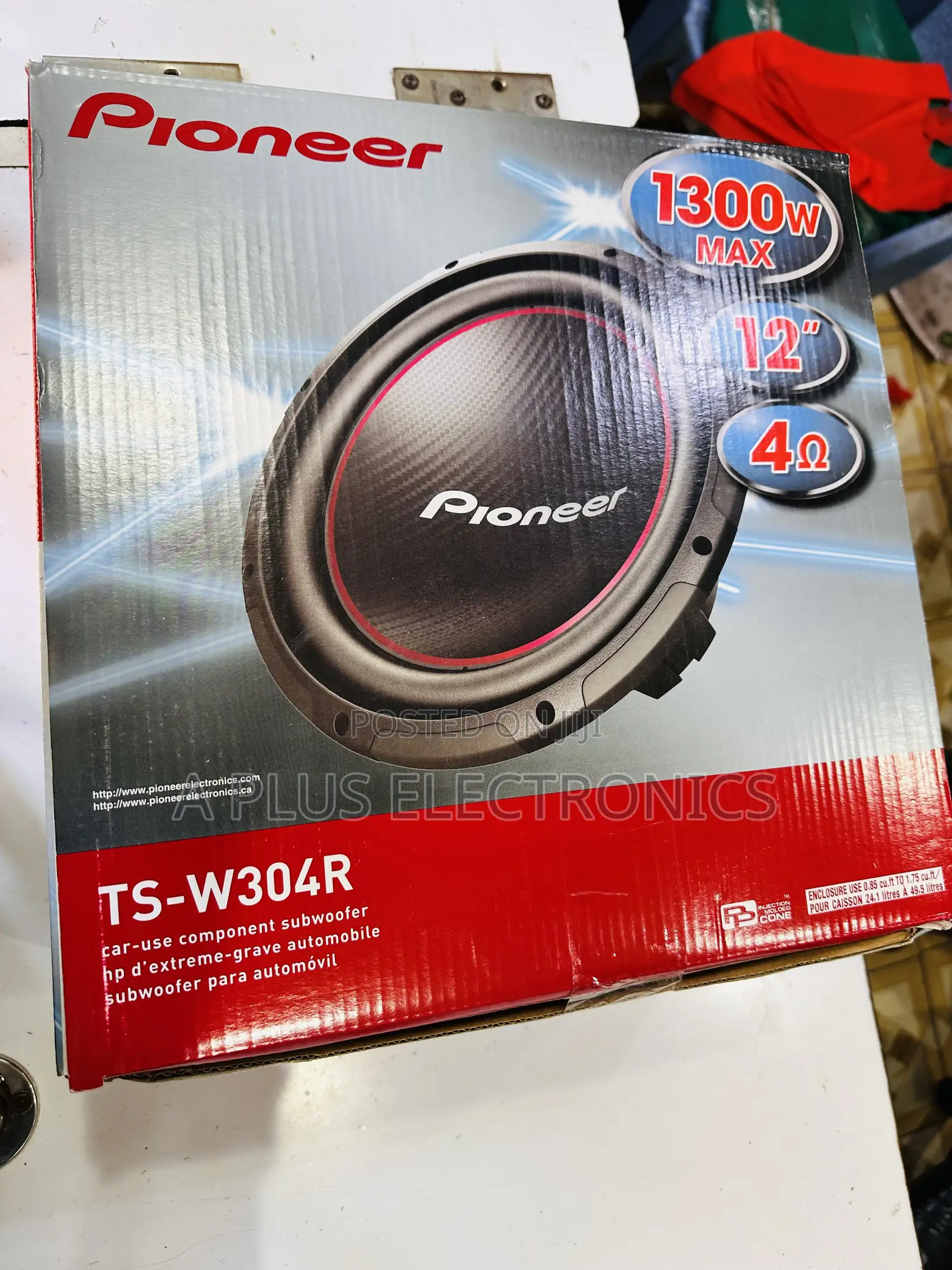 Pioneer 12 Inch Tsw304 Heavy Duty Subwoofer