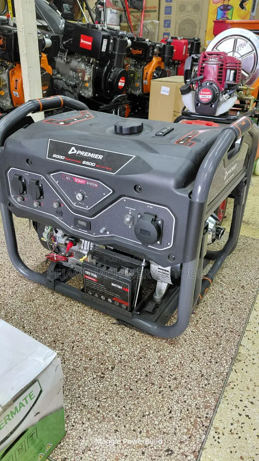Premier 6.5kva Petrol Inverter Generator
