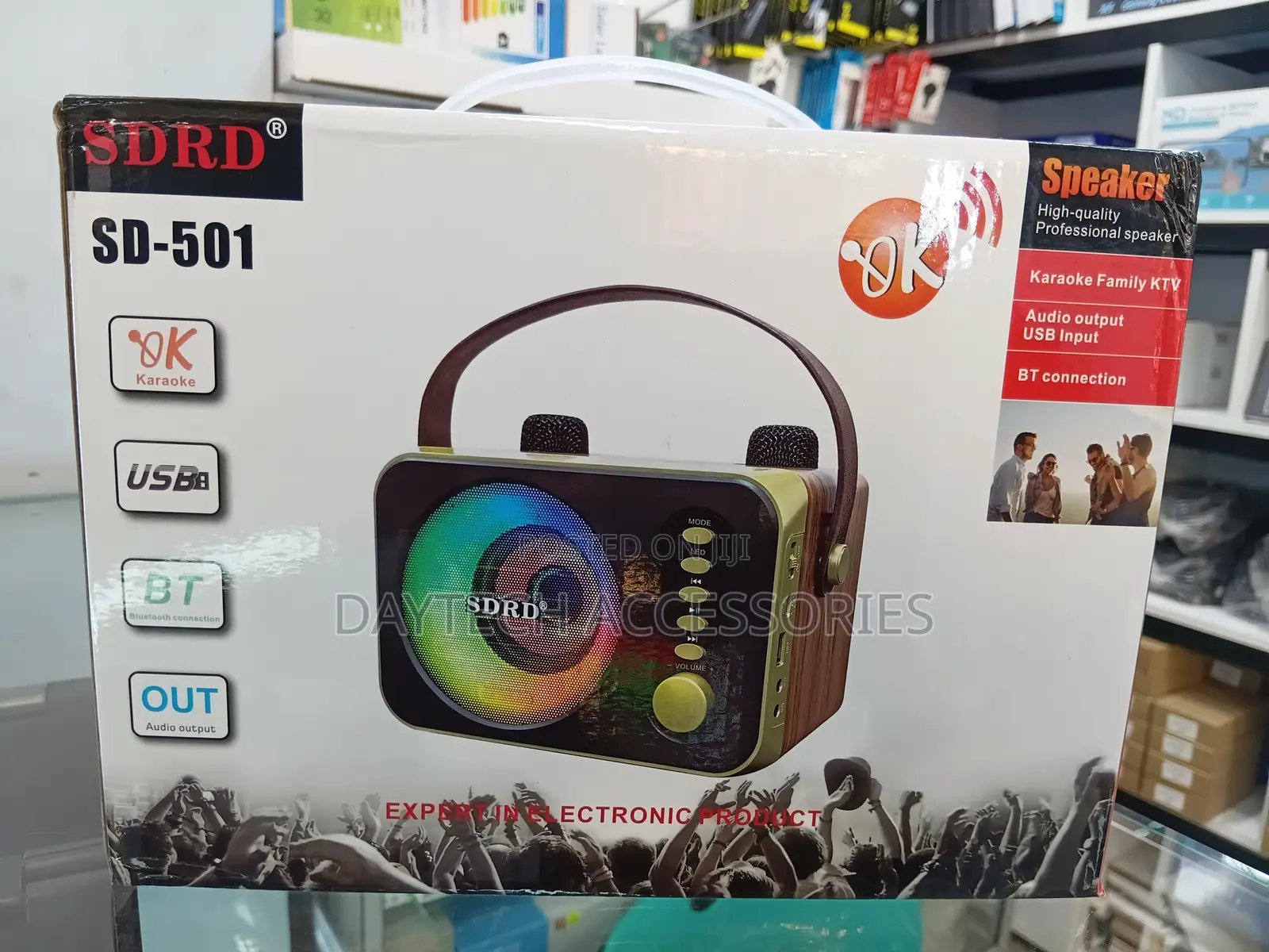 This Is a SDRD Sd-501 Portable Bluetooth Karaoke Speaker