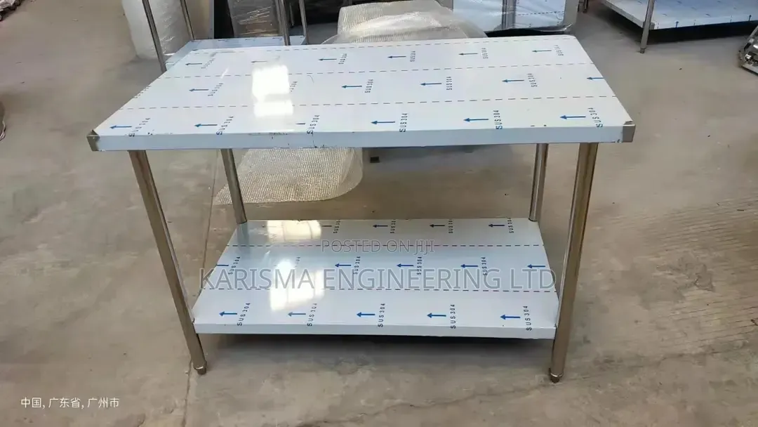 Commercial-Grade Stainless Steel Working Table