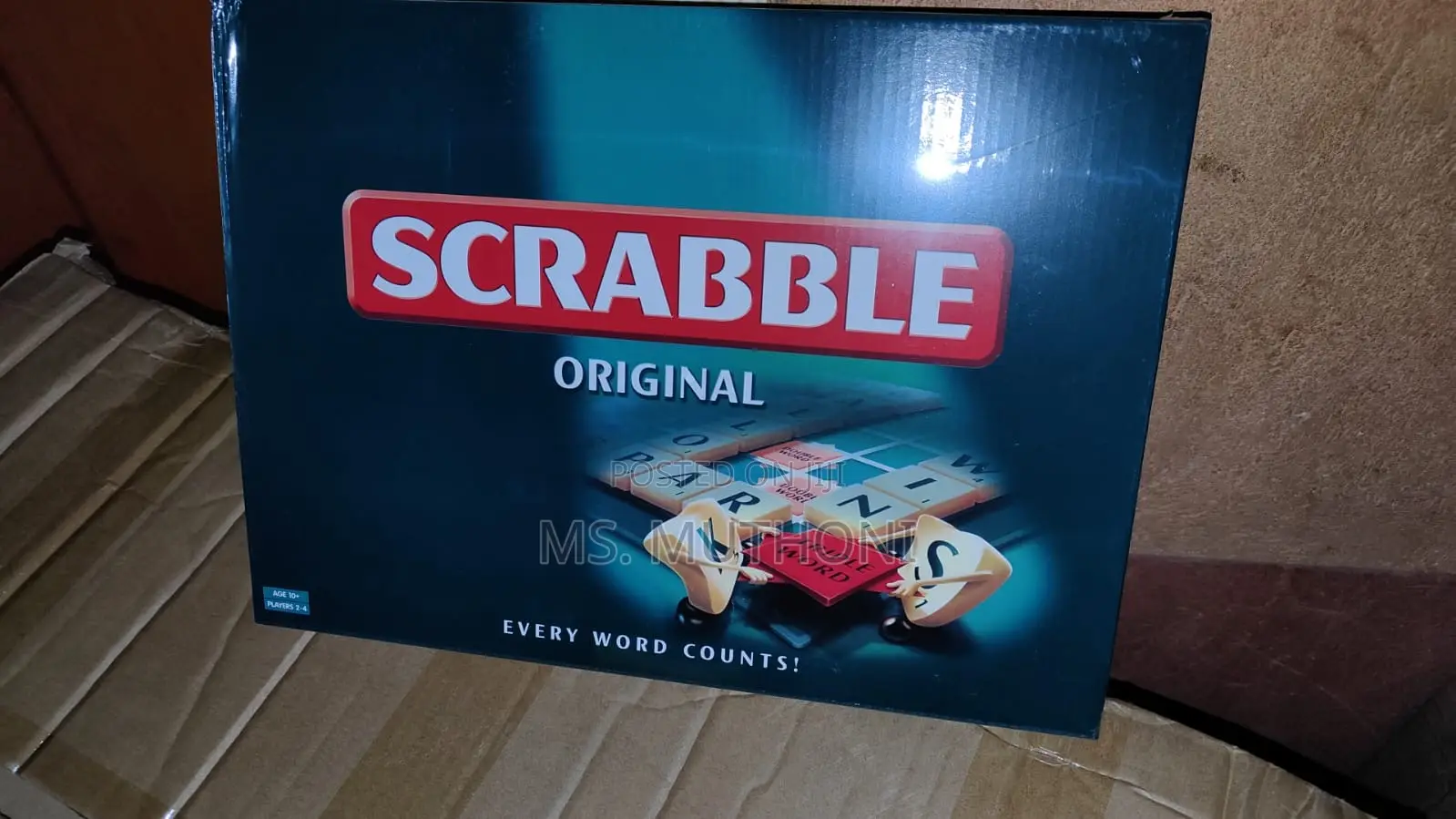 Classic Word Game ( Scrabble) Available in Two Sizes