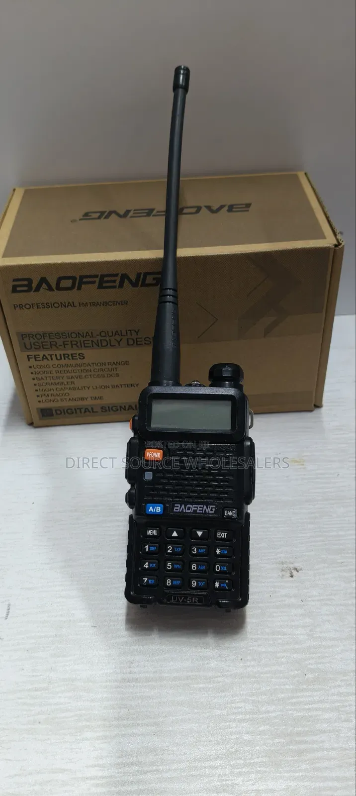 Baofeng Uv-5r Walkie Talkie With Long Range and Clear Sound. Dual Band