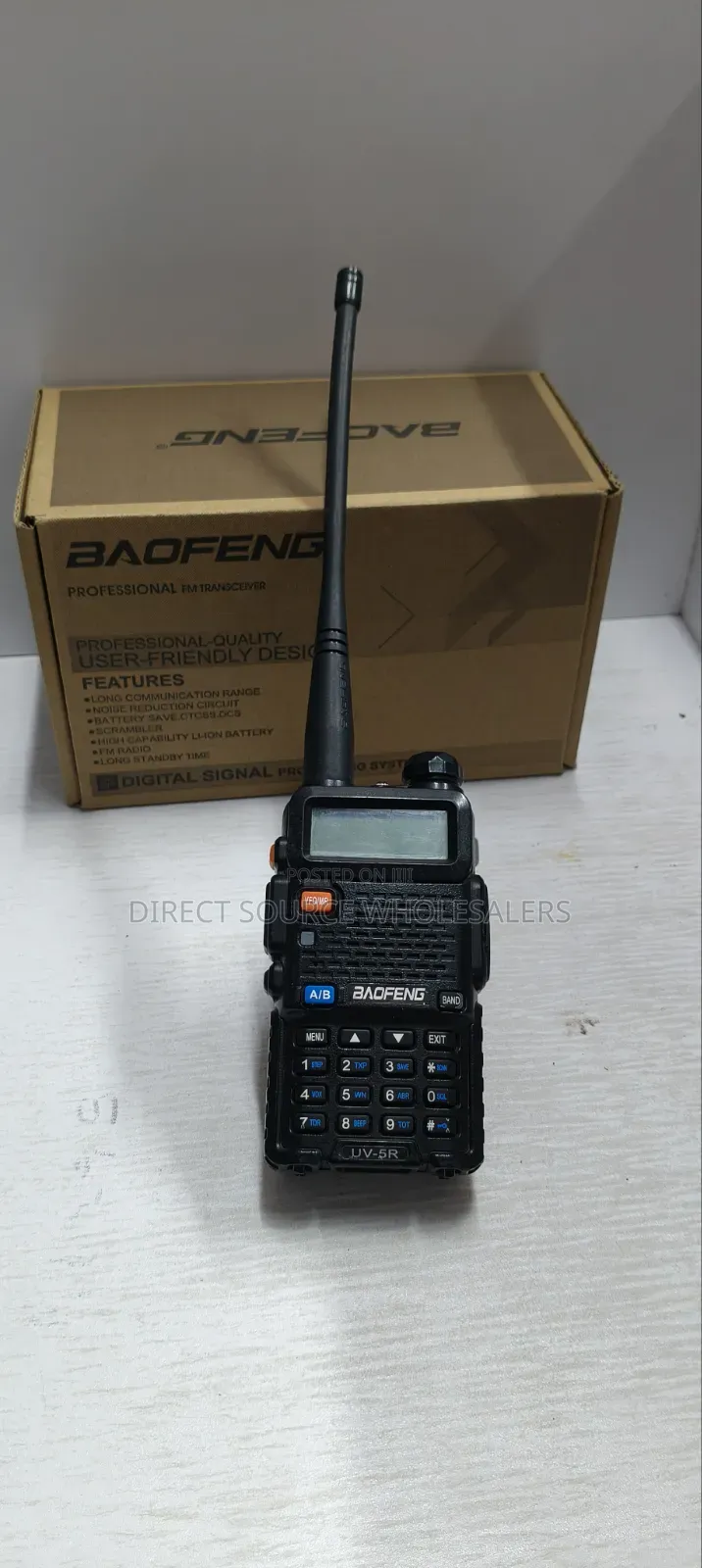 Baofeng Uv-5r Walkie Talkie With Long Range and Clear Sound. Dual Band