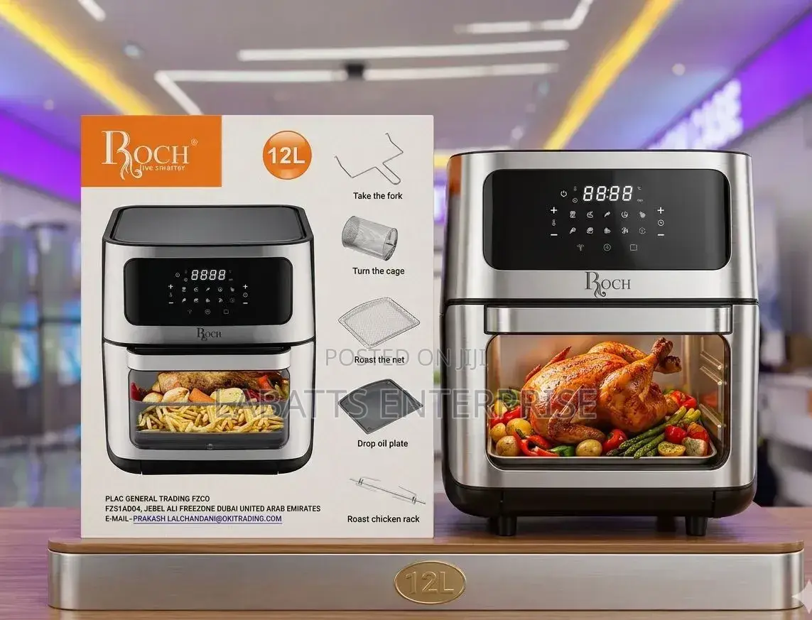 Roch 12 LTRS Digital Air Fryer With Grill
