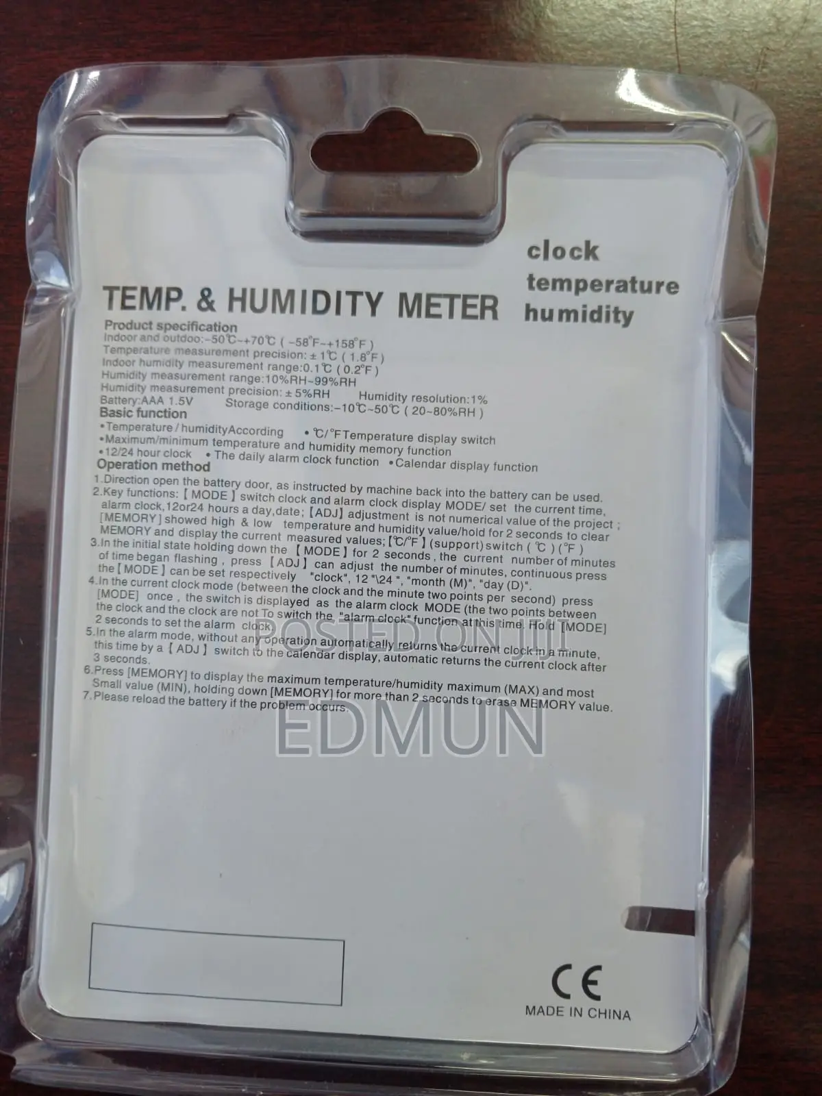 Temperature Humidity Meter