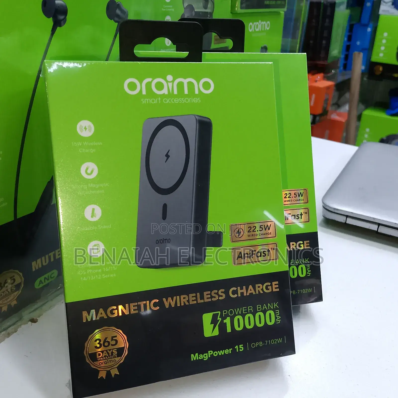 Reliable Wireless Magnetic Powerbank 10000mah 22.5 Watts