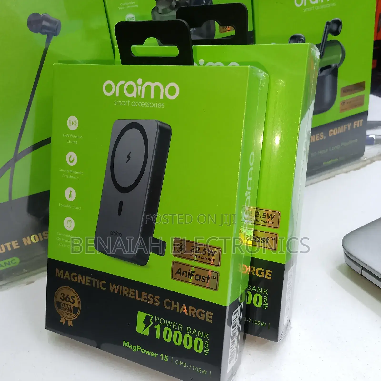 Wireless Powerbank 10000mah 22.5watts With Strong Magnetic Attachment