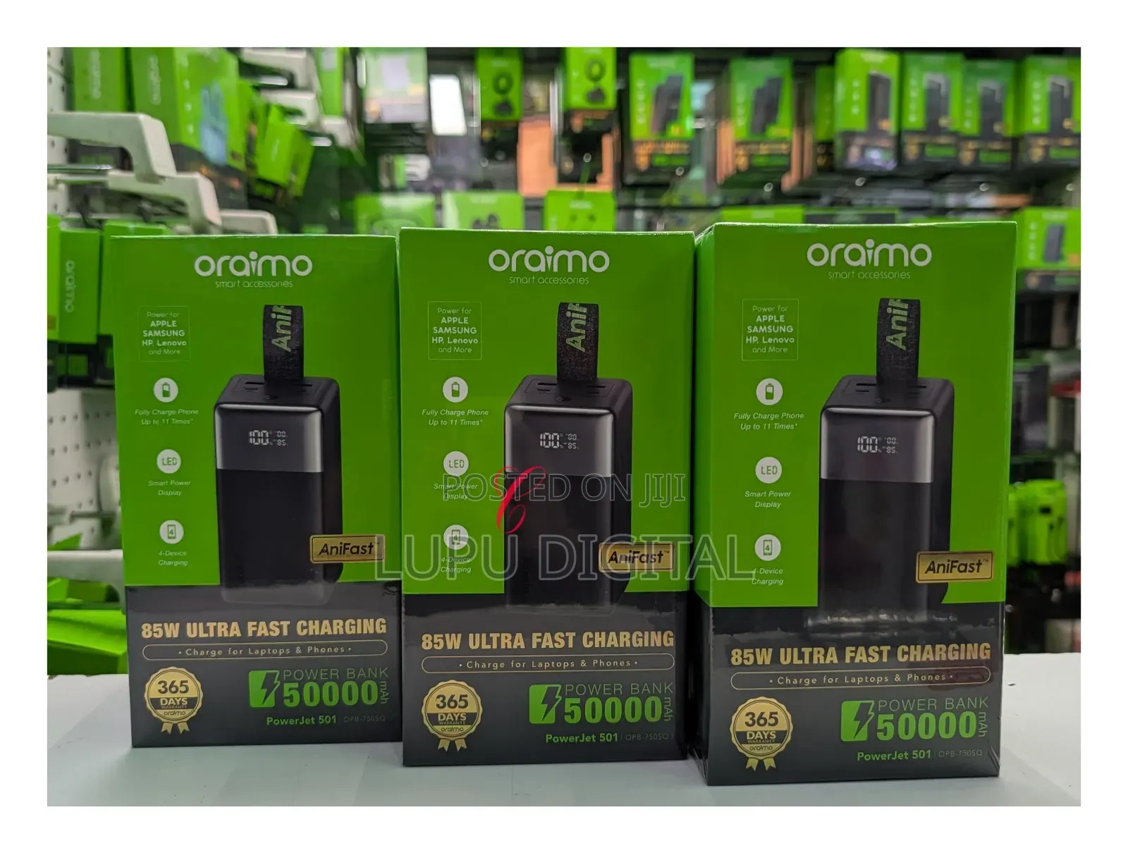 Oraimo Powerjet 501 *85w 50,000mah* Ultra Fast Charging Power Bank
