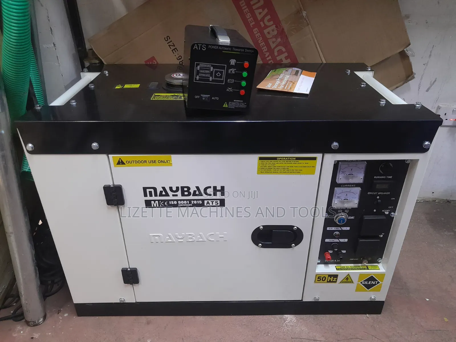 Maybach 12kva Single Phase Diesel Generator With Ats