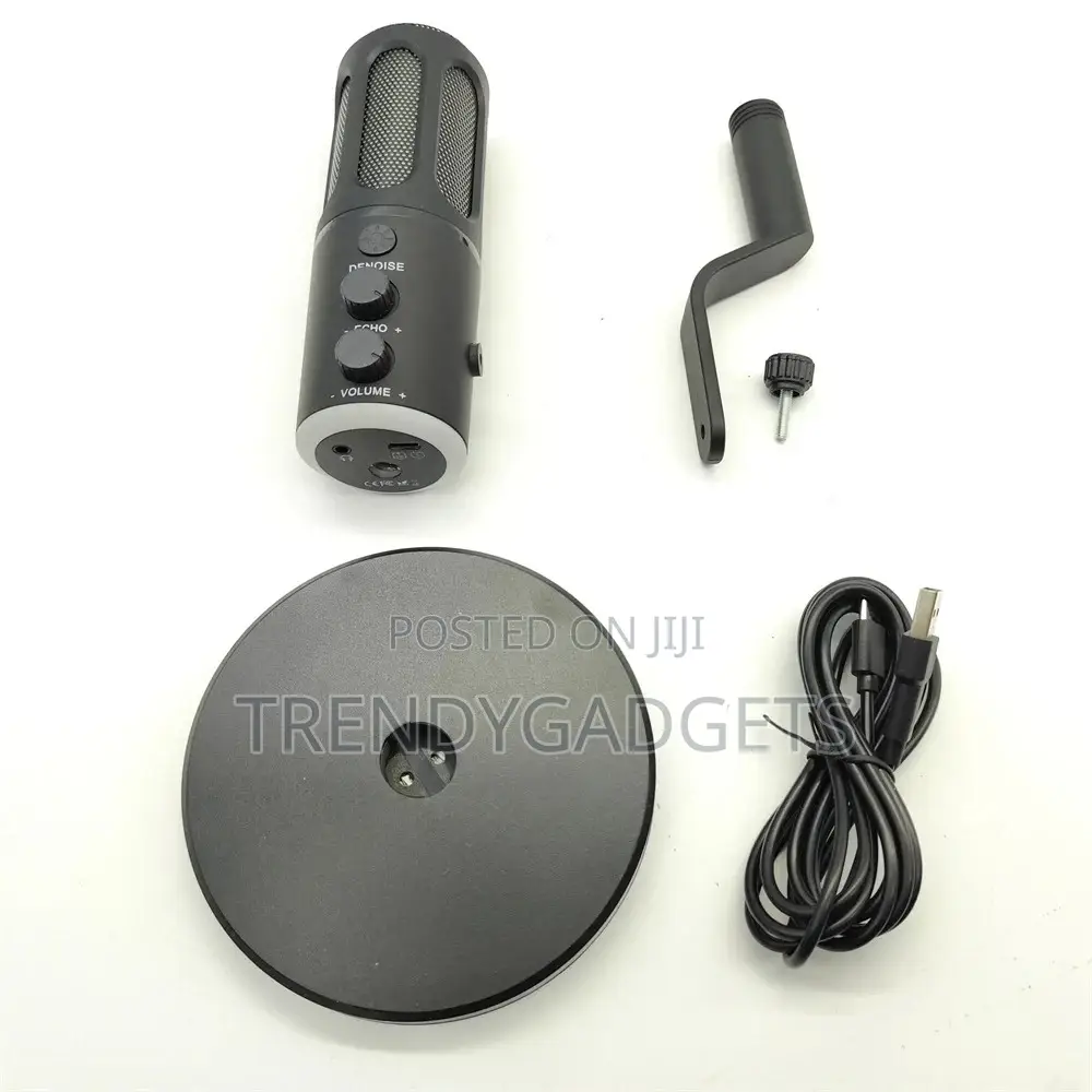 Usb Desktop Gaming Mic RGB Light Denoise for Pc Ps5