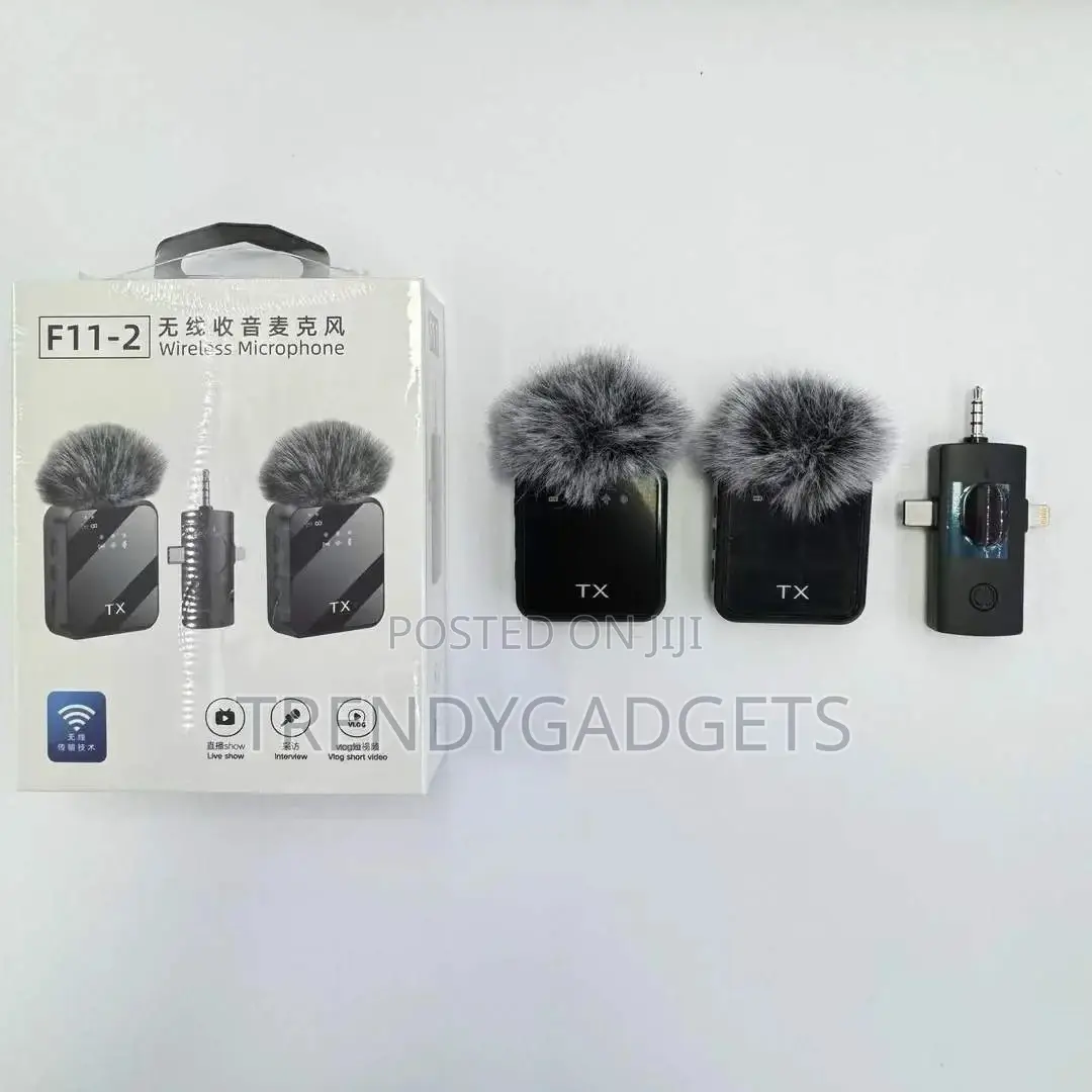 F11-2 Wireless Microphone Noise Cancel 10h Battery