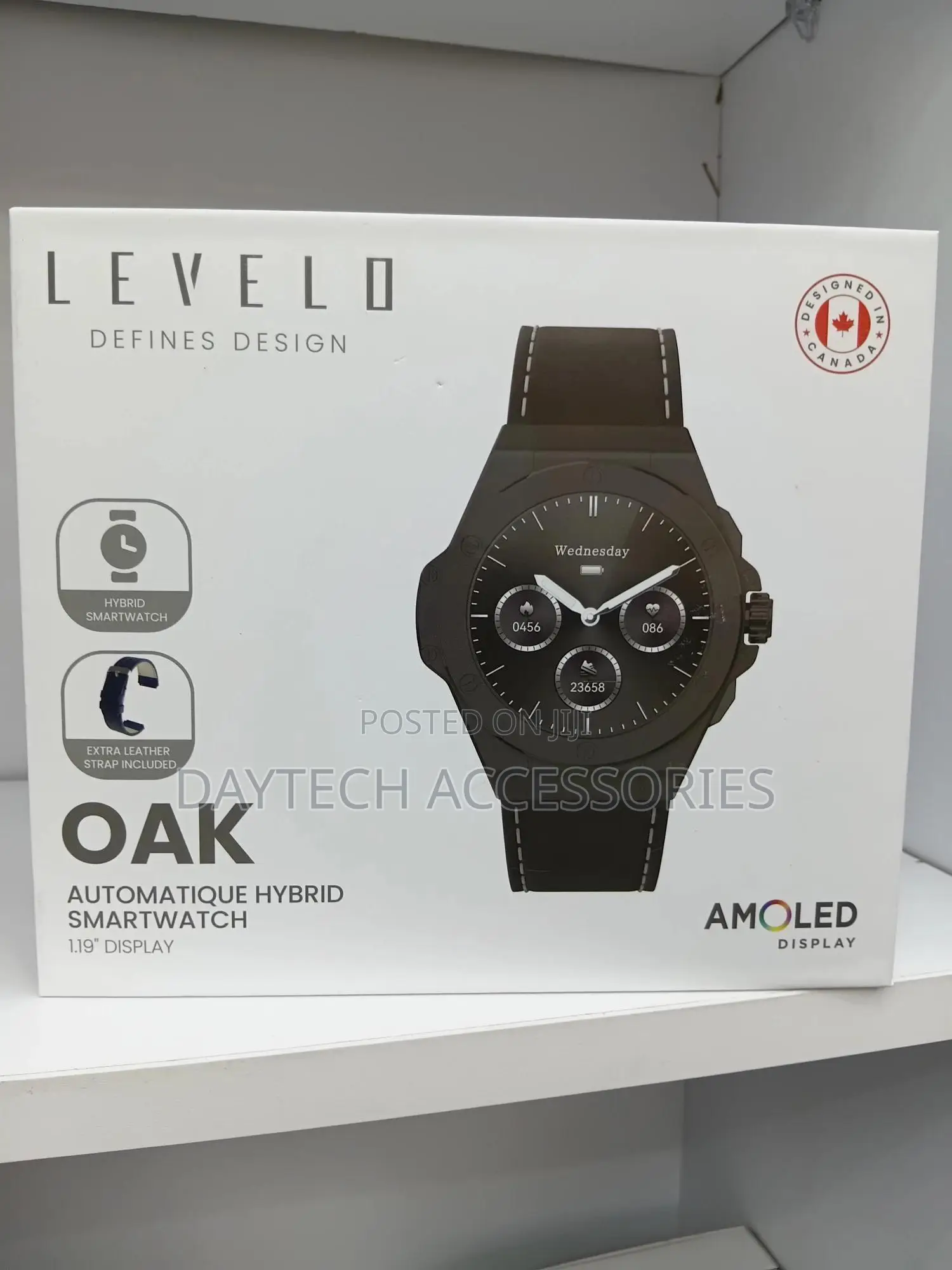 This Is a Levelo Oak Automatique Hybrid Smartwatch