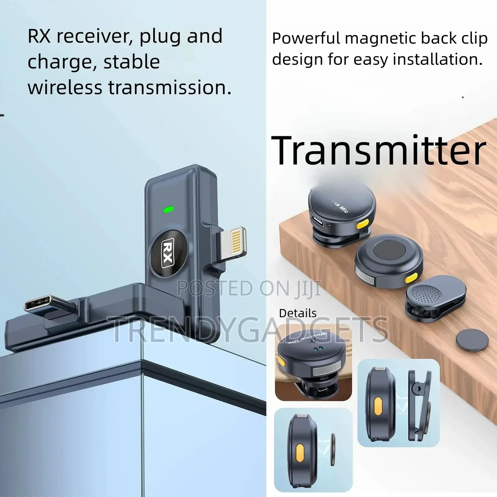 Q8 Dual Mic Wireless System for Vlogging Interview Set