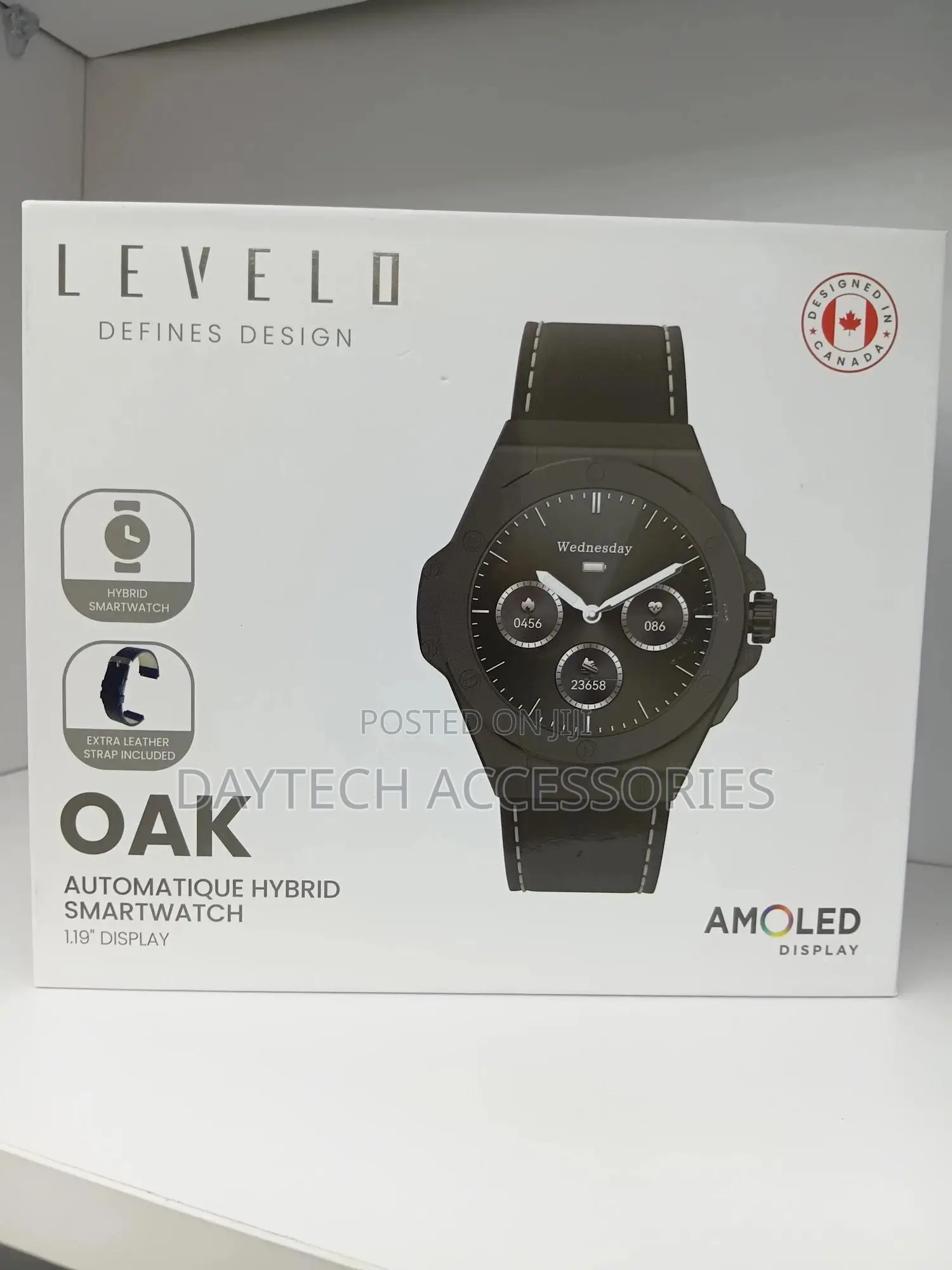 Levelo Oak Automatique Hybrid Smartwatch Bluetooth, Activity Tracker