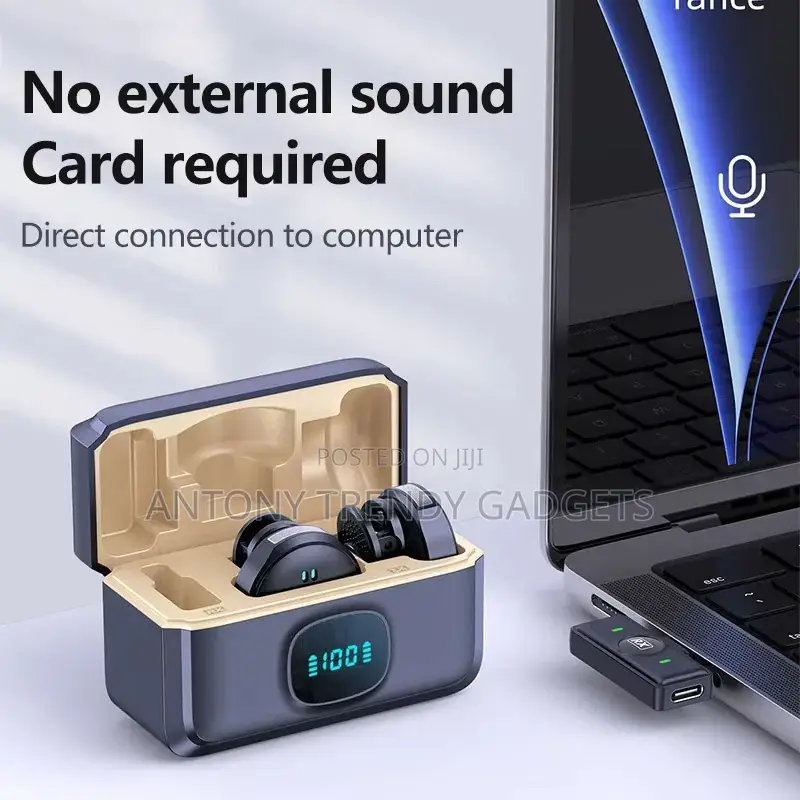 Q8 2mic Wireless Lavalier Mic for Streaming Recording