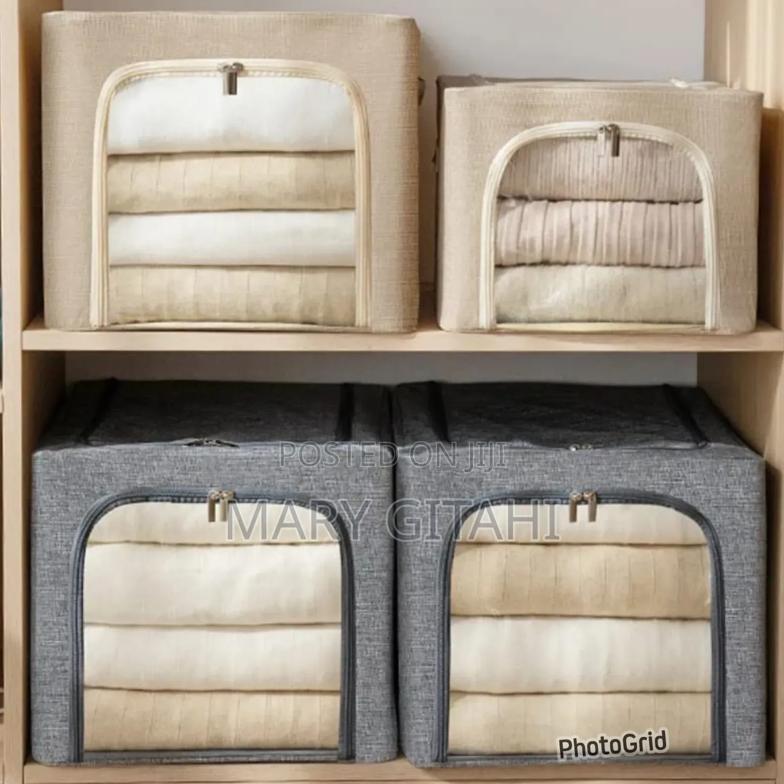 Foldable Zipped Closet Organizer Size 50*35cm