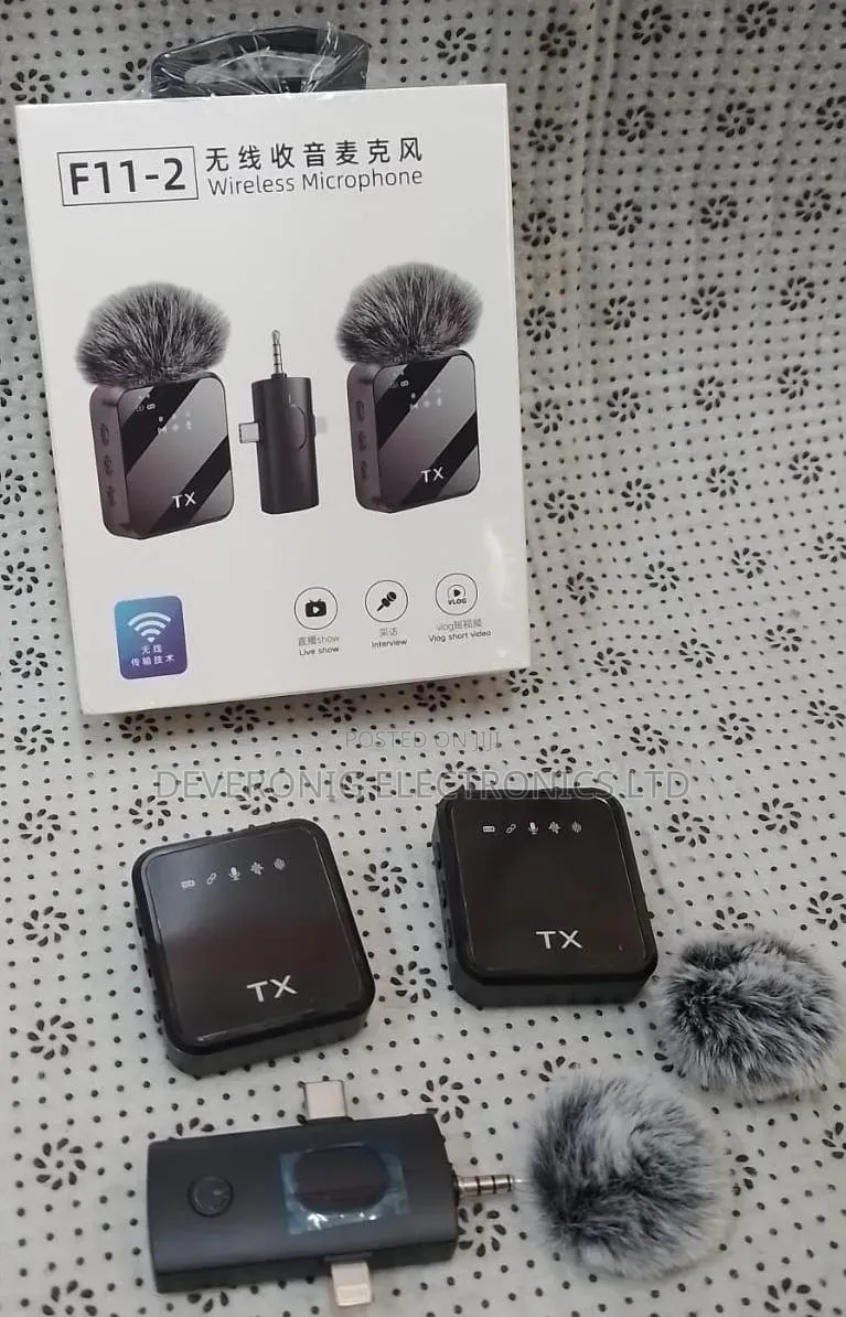 F11-2 Wireless Microphone Available 3 in 1