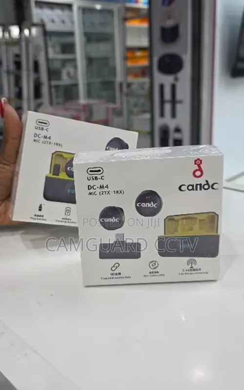 Candc Usb-C Wireless Lavalier Microphone Dc-M4 (2tx + 1rx
