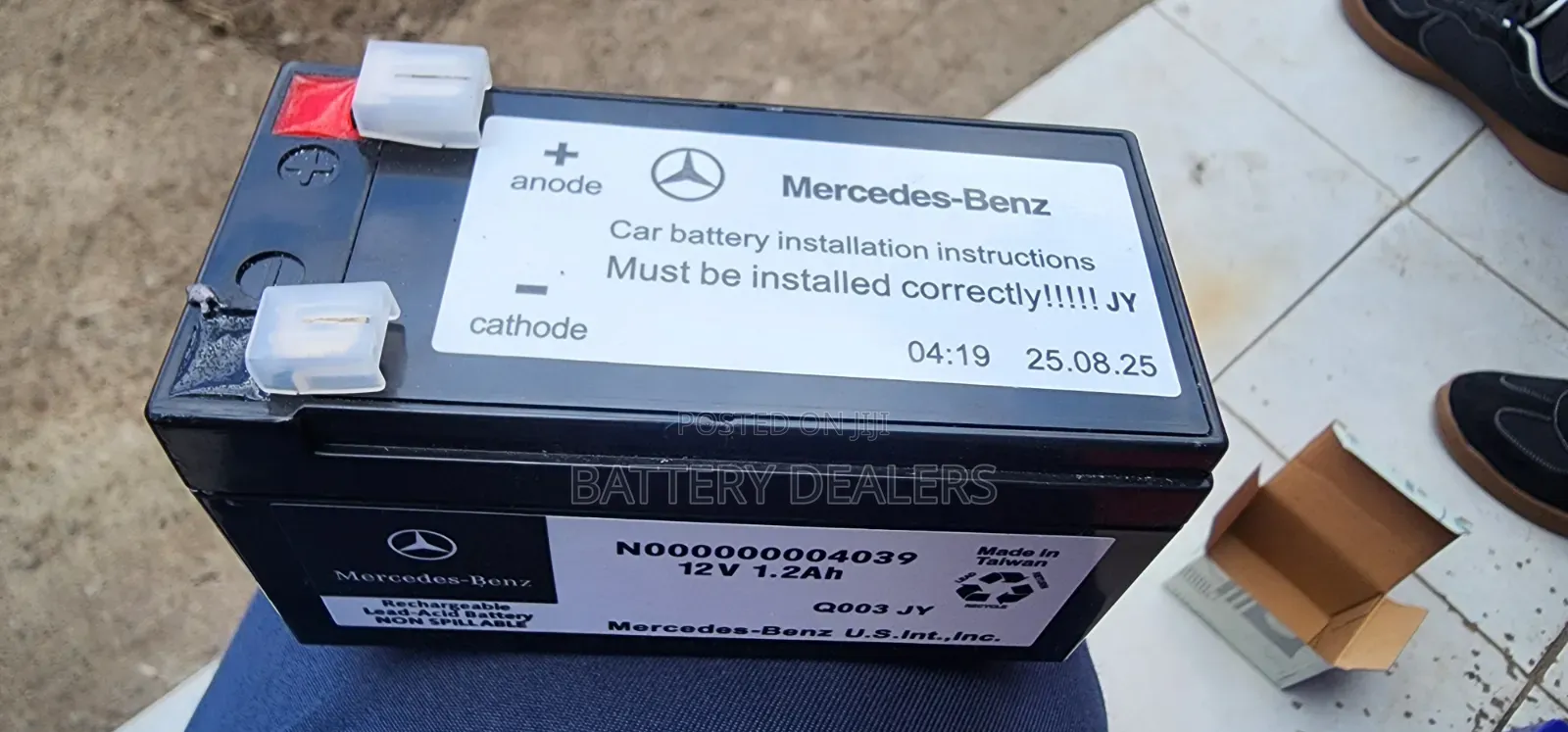 Auxiliary Car Batteries 1.2ah for Mercedes-Benz